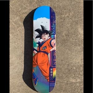 Primitive x DBZ Paul Rodriguez Goku skateboard.
